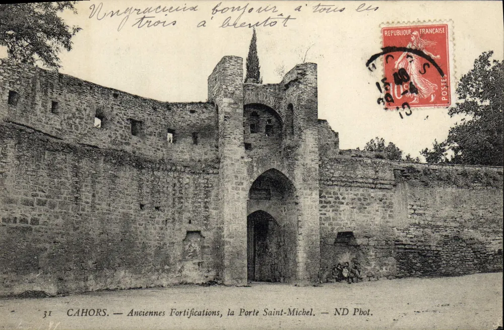 Cahors — Alte Befestigungen, das Tor Saint-Michel — ND Phot. - Vorderseite