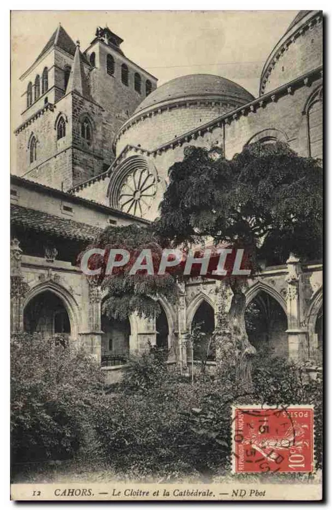 Cahors — O Claustro e a Catedral — ND Pbot - Frente