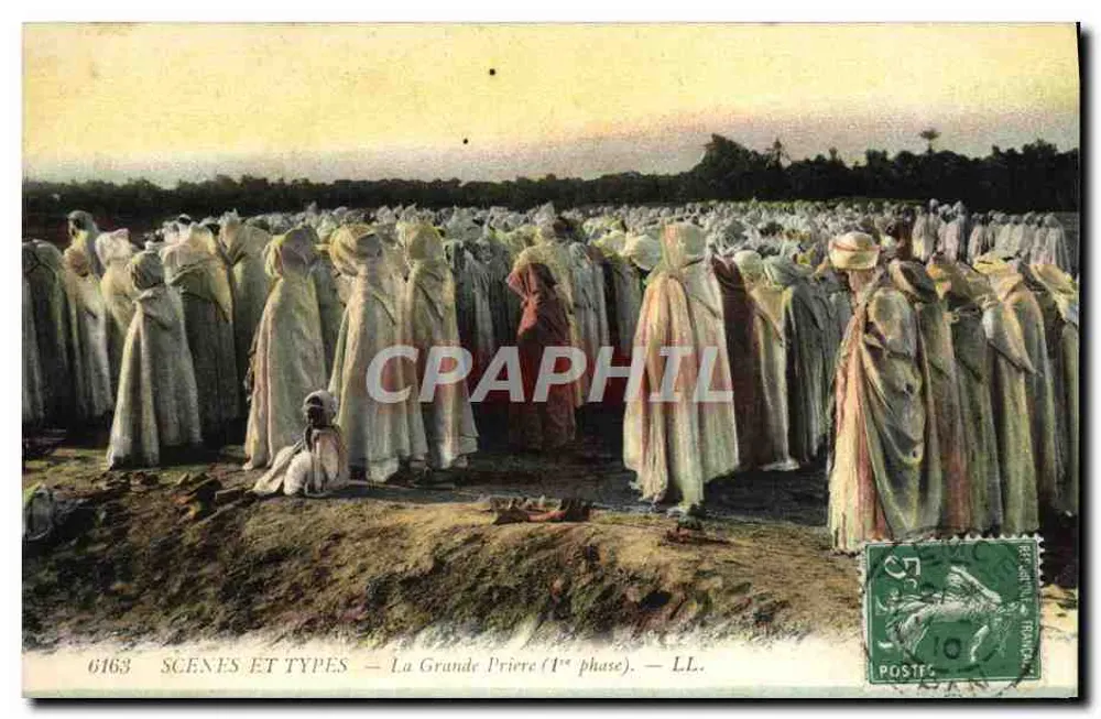 Cenas e Tipos — A Grande Oração (primeira fase) — LL. — n° 6163 - Frente