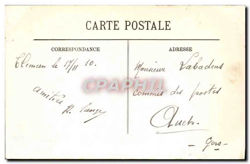 Cenas e Tipos — A Grande Oração (primeira fase) — LL. — n° 6163 - Verso