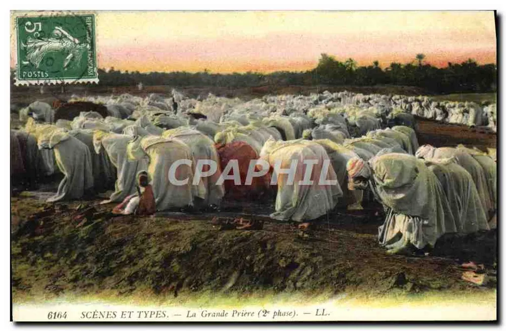A Grande Oração (2ª fase) — SCÈNES ET TYPES — LL. — n° 6164 - Frente