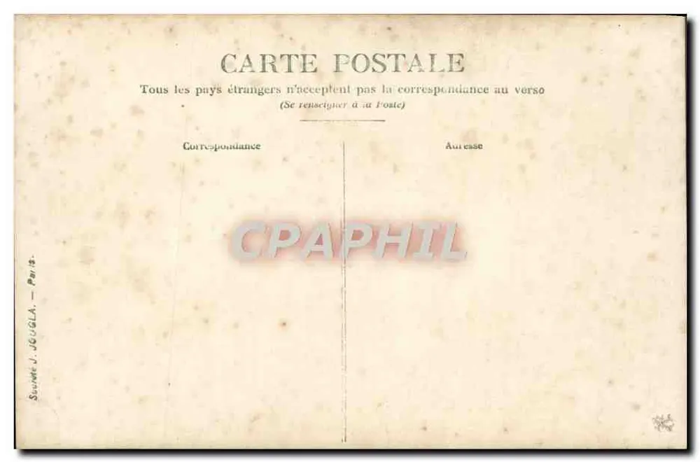 Criança diante de cartaz político — Édmond Labadens — Sainte-Julia, Paris - Verso