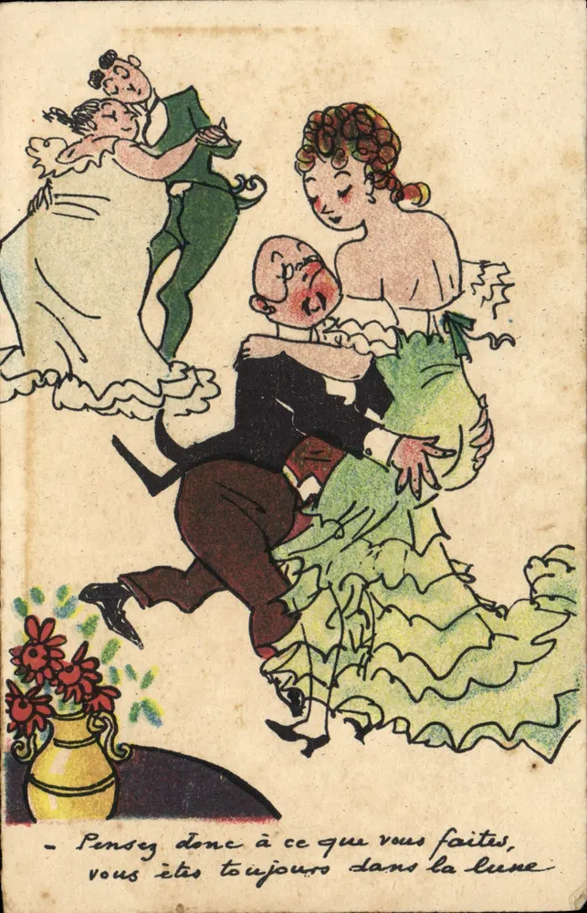 Dança sob a lua — Coleção Humorística II — Noger Paris - Frente
