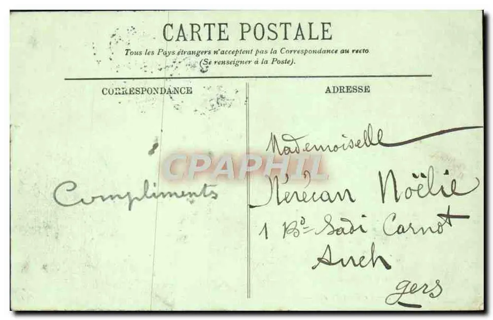 PARIS — O Pequeno Palácio — LL. - Verso
