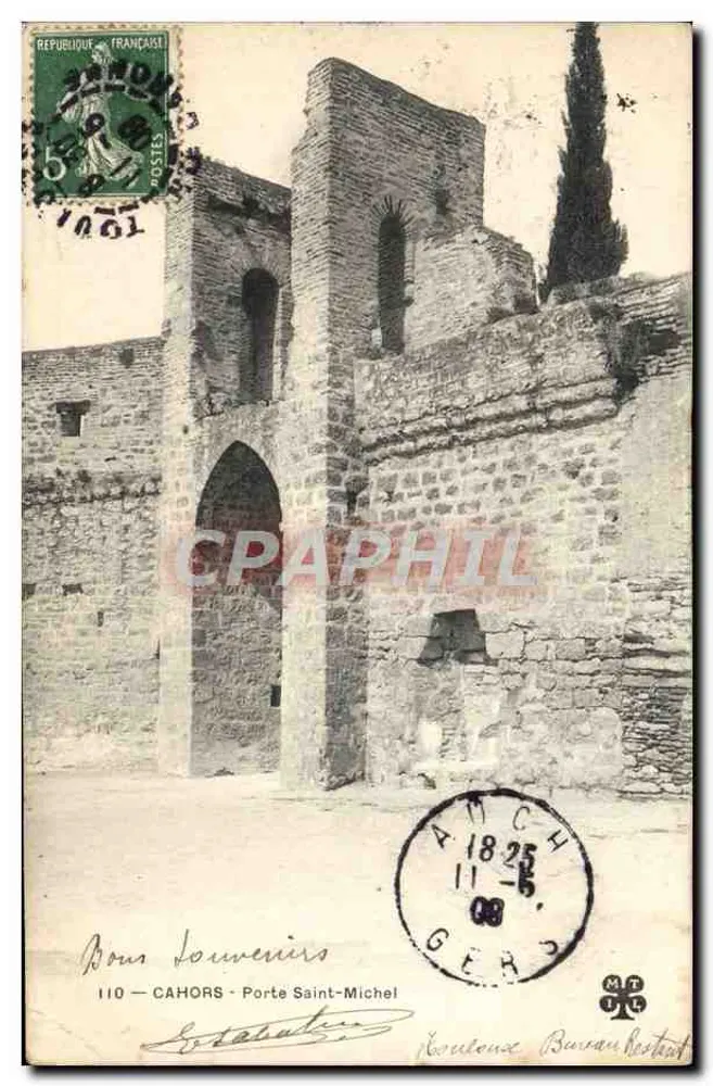 Cahors - Porta São Miguel — editor MTLC, n°110 - Frente