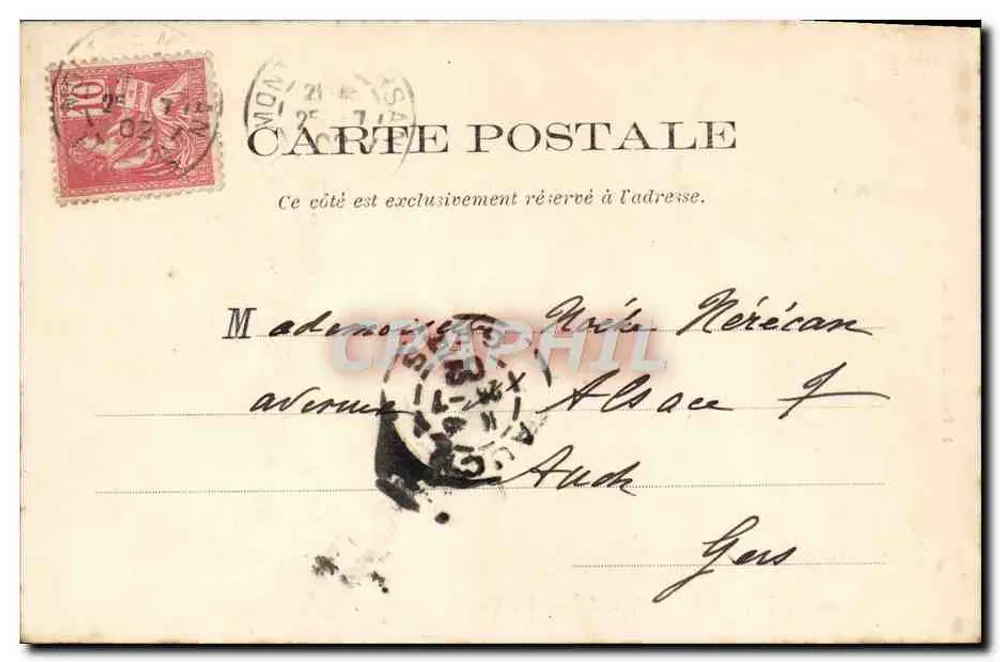 Mont-de-Marsan — Der Militärkreis — L. Tixien - Rückseite