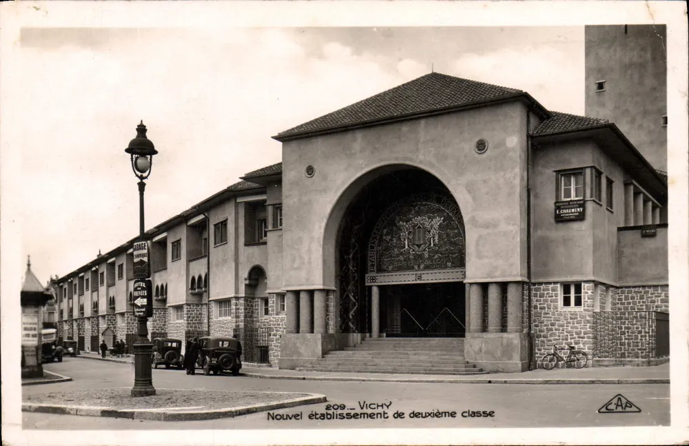 Vichy — Neues Zweiten Klasse-Etablissement — E. Chaldrny, Nr. 209 - Vorderseite
