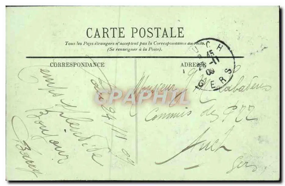 Pau — Estátua de Henrique IV — LL. — M. Deco. K.L.S. - Verso