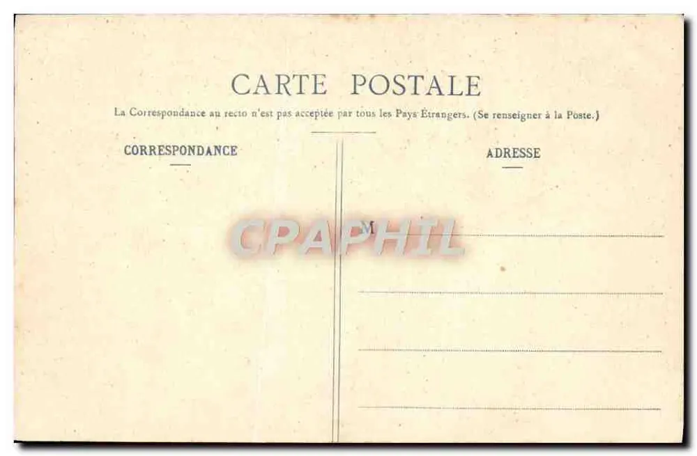 Chinesische Schatten — Marionettenspiel — Phototypie A. Braguet & Cie, Nancy - Rückseite