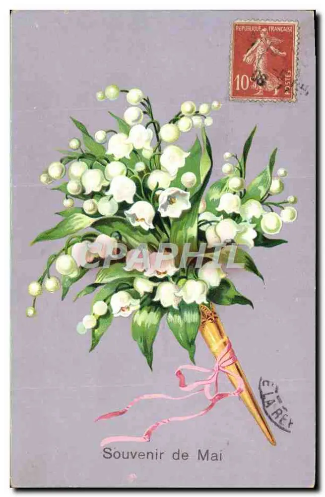 Büschel von Mohnblumen — Erinnerung an den Mai — Verlag nicht sichtbar - Vorderseite