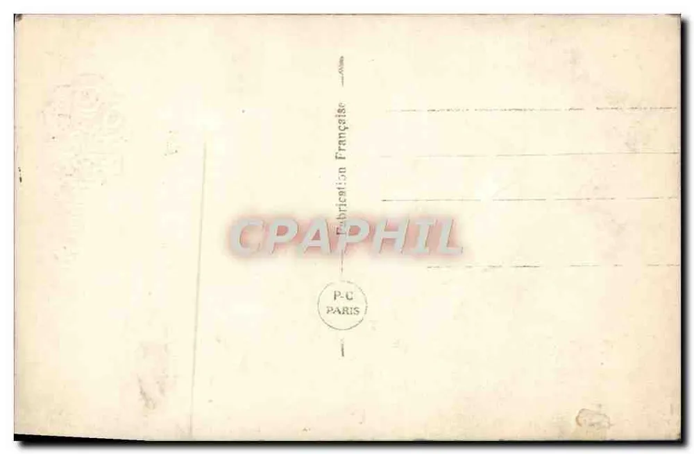 Neue Hochzeit — Paar in Hochzeitskleidung — P.C. PARIS 477 - Rückseite