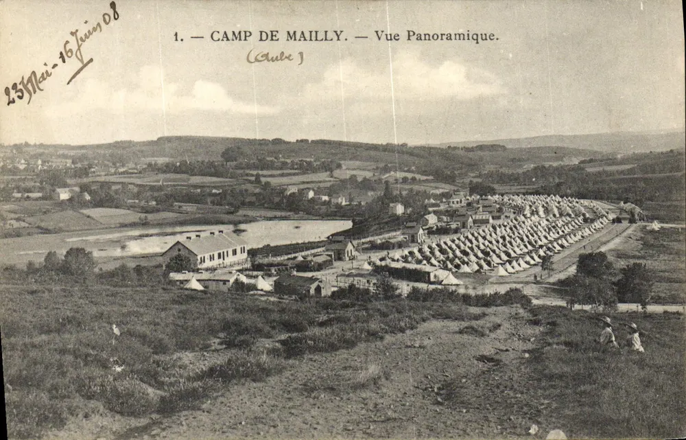 Camp Mailly — Panoramablick — (Aube) - Vorderseite