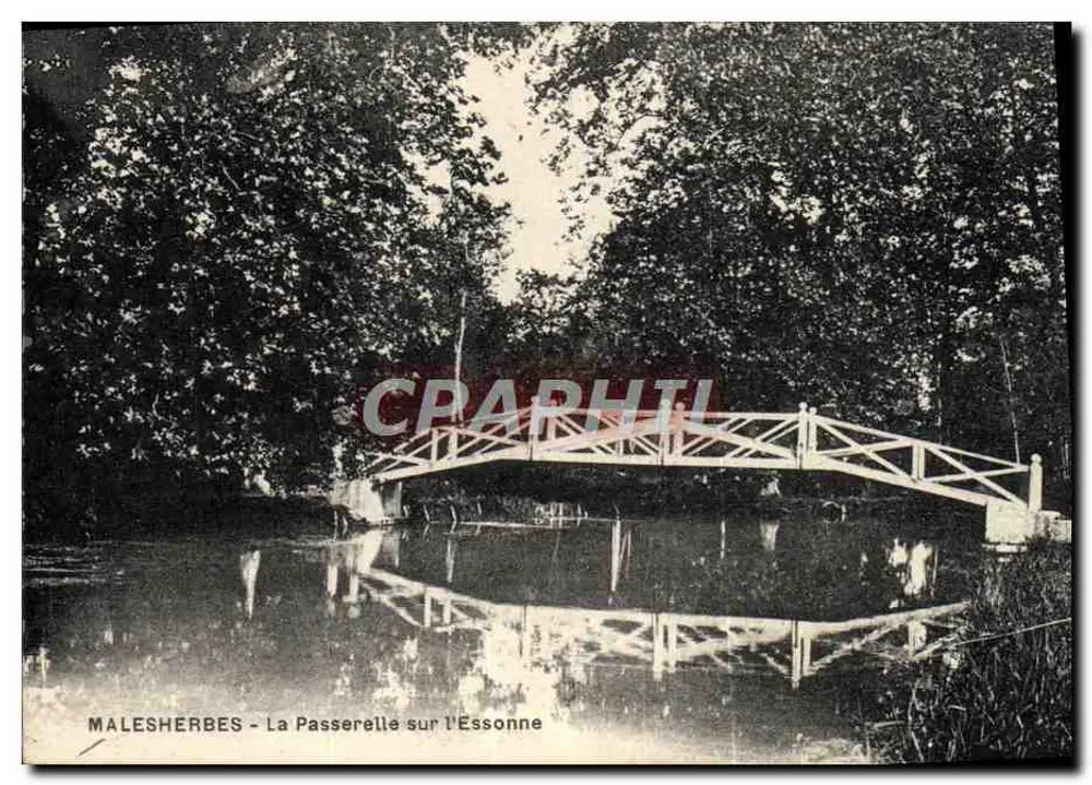 Malesherbes - A Ponte sobre a Essonne — Impressora Baudin, Paris - Frente