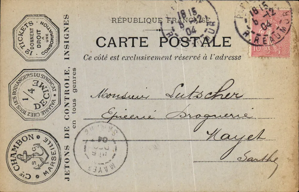 Chambon-sur-Lignon — Carte postale sindical — Chévenon & Cie, Paris - Frente