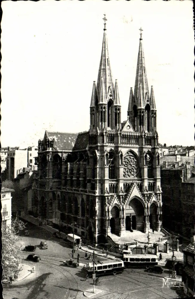 Igreja de São Vicente de Paulo — Marselha — Edições Mireille - Frente