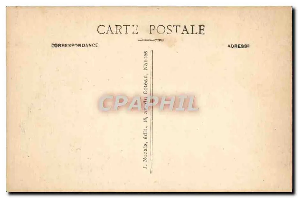 Les Sables-d'Olonne — Interior da Igreja — J. Novalis, editor - Verso