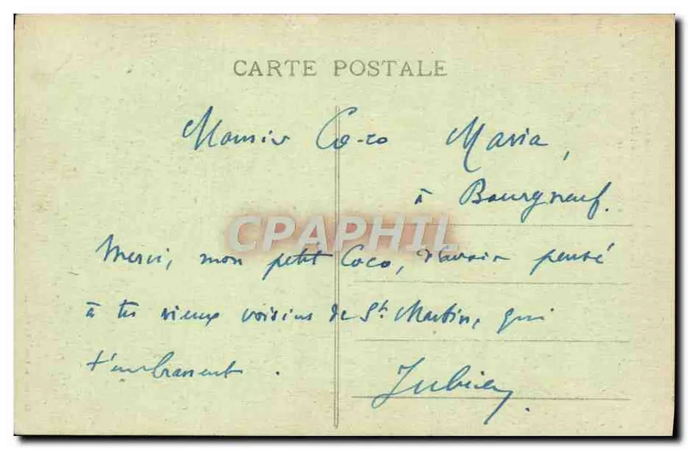 Les Sables-d'Olonne — La Roche trouée — Edition der Nouvelles Galeries, Nr. 87 - Rückseite
