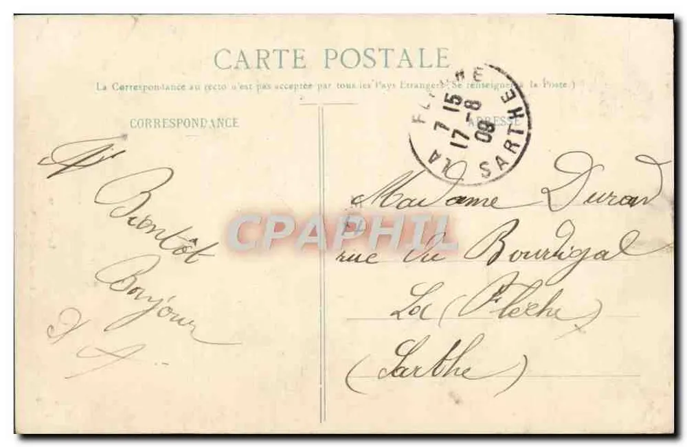 La Culbute — Sables-d'Olonne — Lucien Amiaud, N° 2250 - Rückseite
