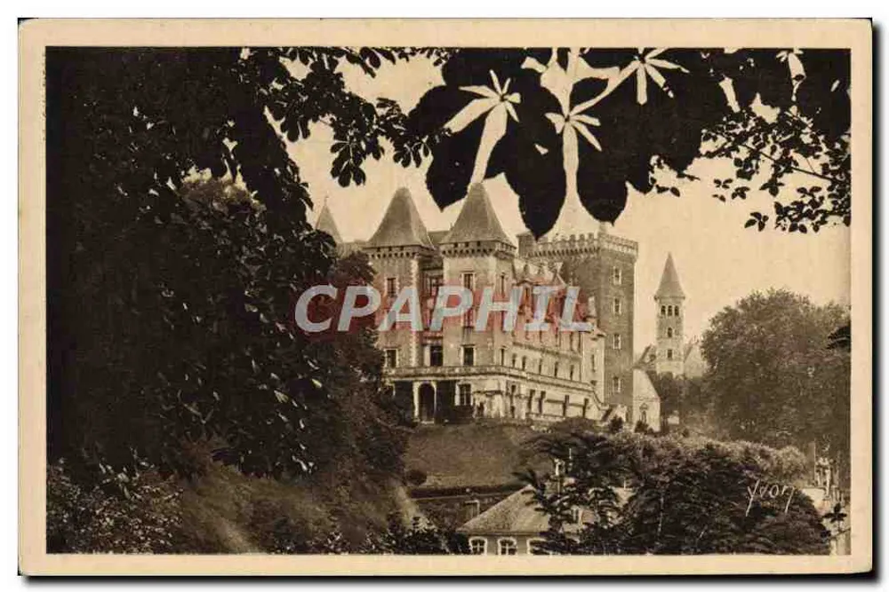 O Castelo de Heuri IV — Os Pirineus — Edição d'Art YVON, Paris - Frente