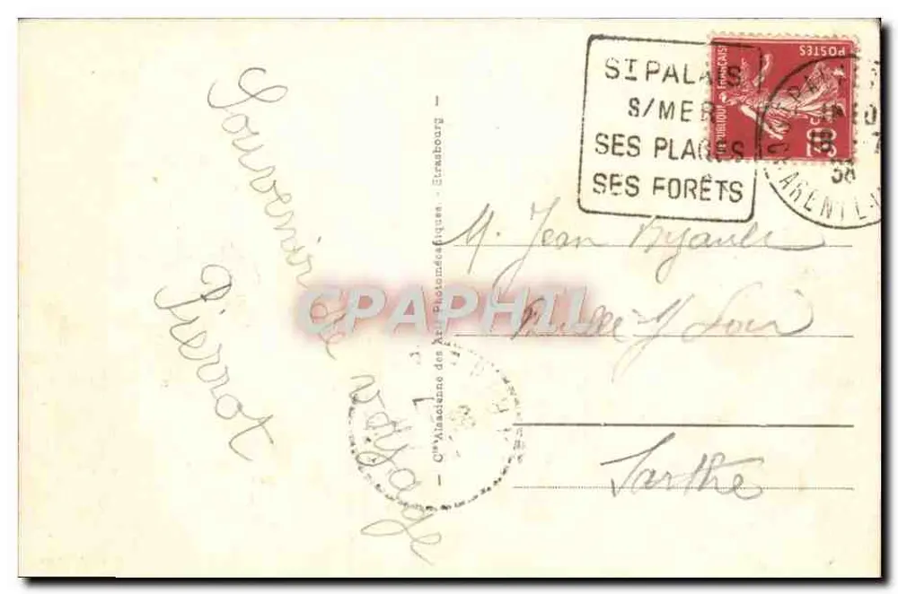 Saint-Palais — La Conche — Éditeur : La Conche, n° 257 - Verso