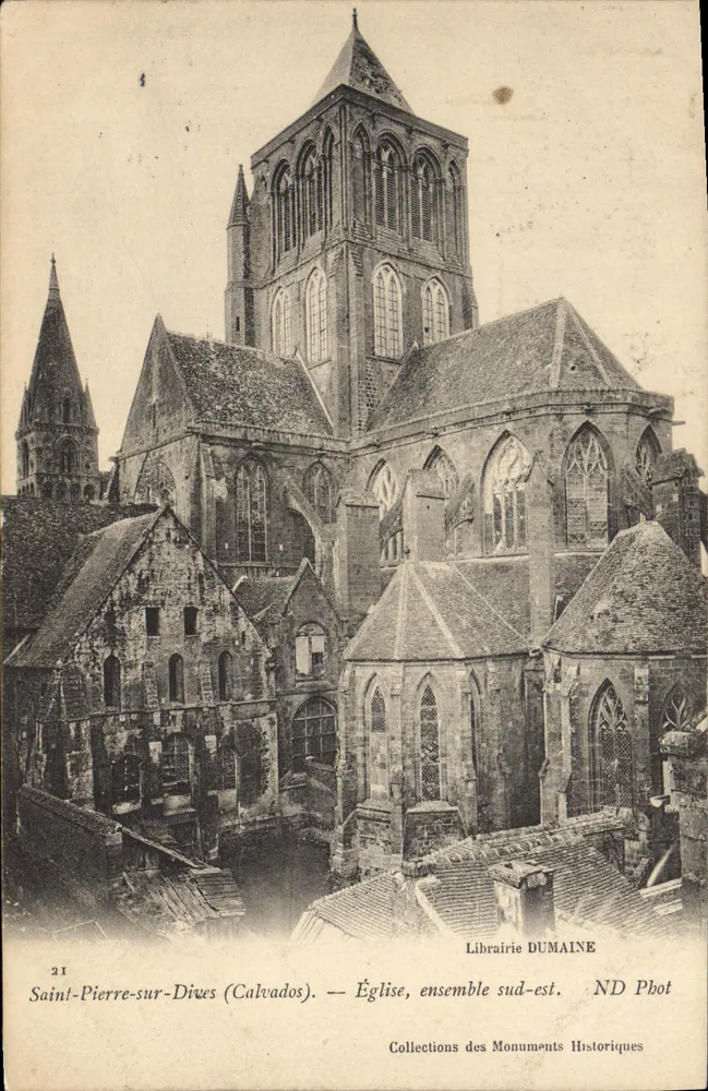 Saint-Pierre-sur-Dives (Calvados) — Kirche, südöstlicher Ensemble — Librairie DUMAINE - Vorderseite
