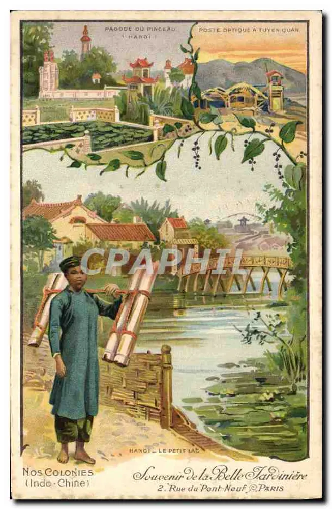 Pagode des Pinsels — Harôï, der kleine See — Belle Jardinière, Paris - Vorderseite