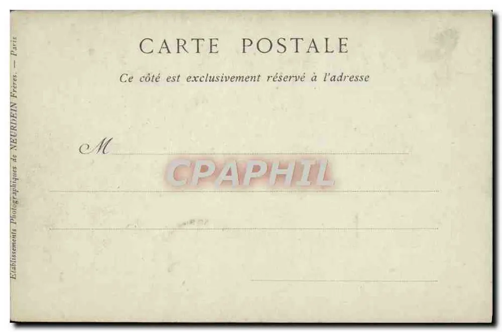Panorama von Nizza — Aufnahme zwischen den Olivenbäumen — Collections ND Phot, n°303 - Rückseite