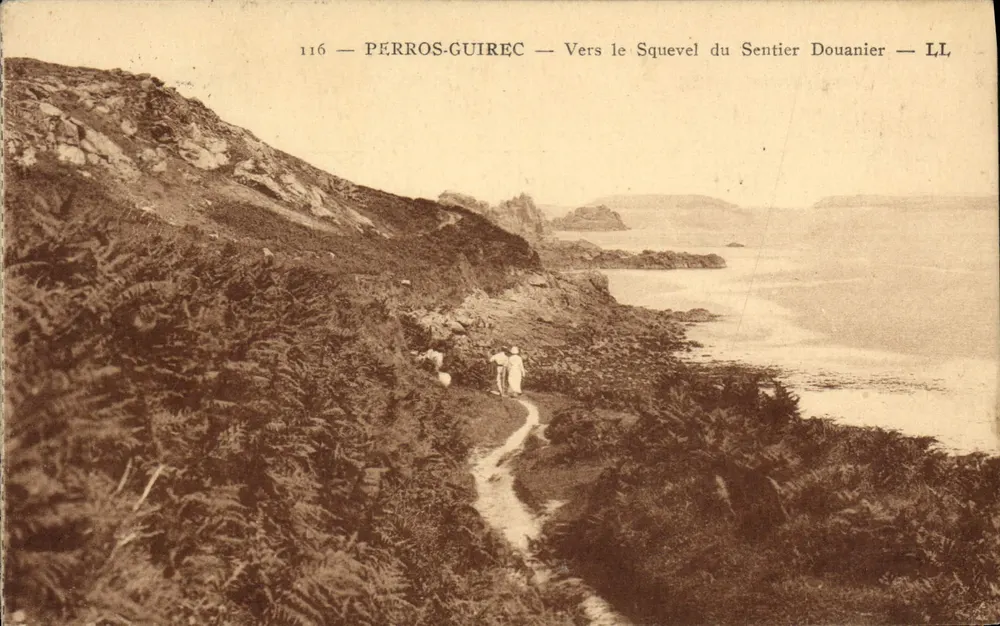 Perros-Guirec — Em direção ao Squevel do Caminho da Alfândega — LL - Frente