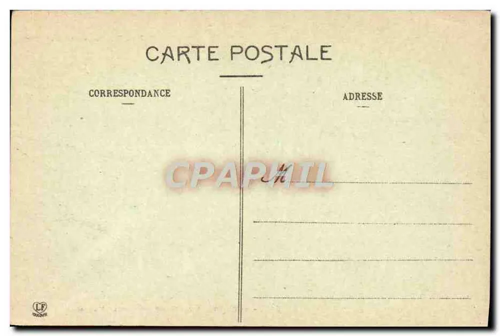 Luchon — Die Avenue Étigny und der Berg Cazaril — Verlag L. Tourdur, Serie 840 - Rückseite