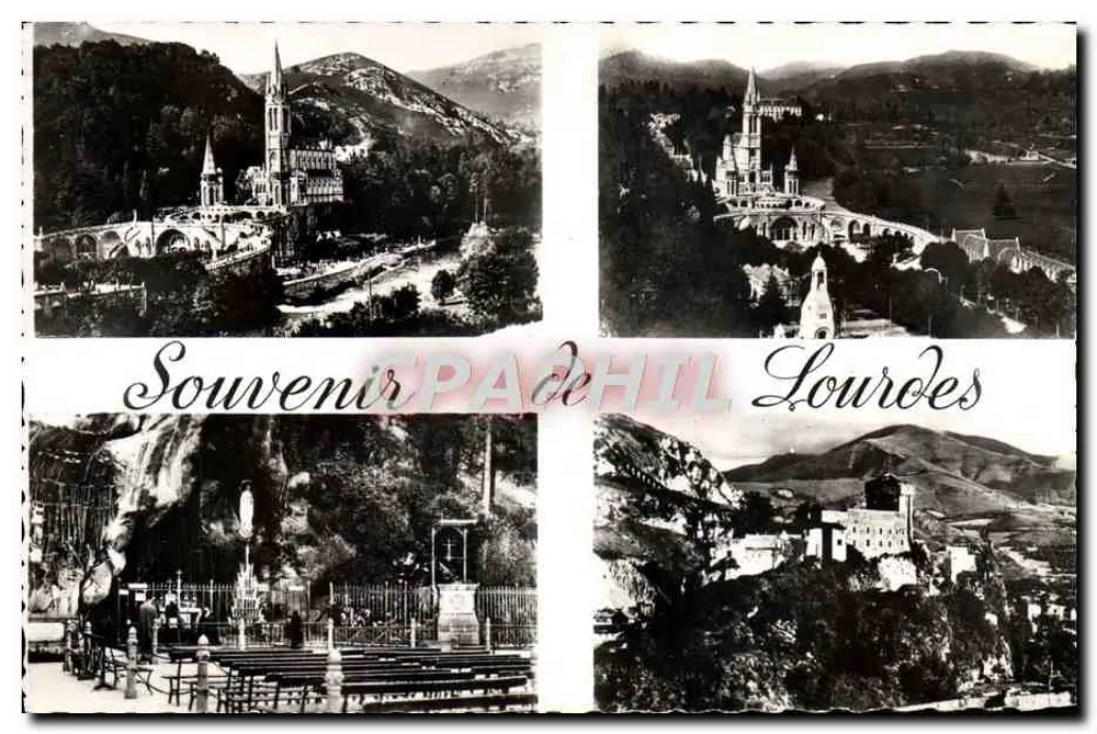 Lourdes — Souvenir Antike Ansichtskarte — Edition P. DOUCET - Vorderseite