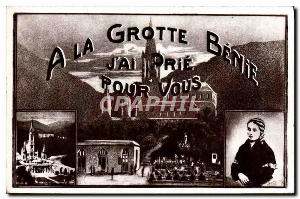 Gruta de Lourdes — Oração por você — Edição P. D. Lourdes - Frente