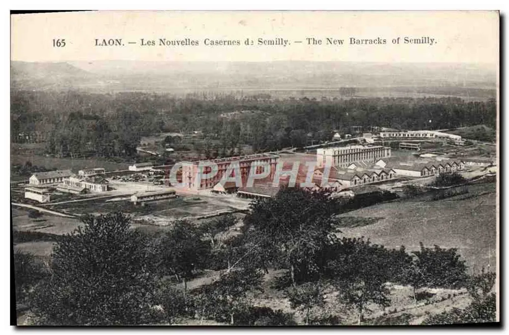 Laon — Die neuen Kasernen von Semilly — Les Nouvelles Casernes de Semilly - Vorderseite