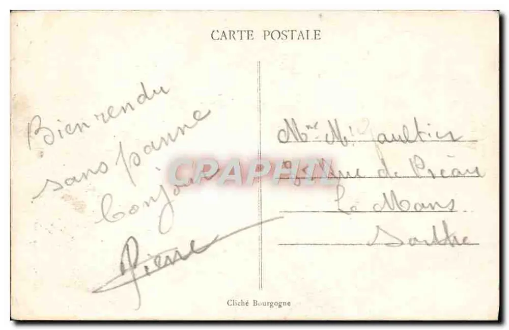 Lacan (Aisne) — Porta das Chenizelles (século XIII) — Edit. Auzont, Toulouse Land - Verso