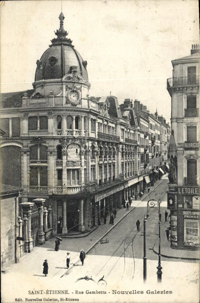 Saint-Étienne - Gambetta-Straße - Neue Galerien - Vorderseite