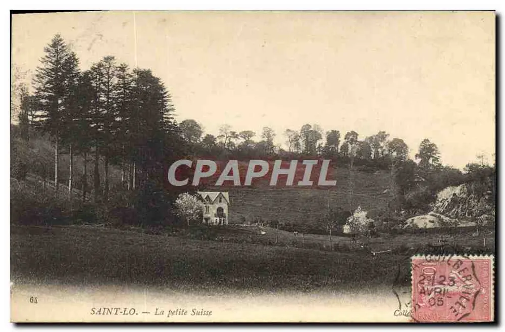 SAINT-LO — Het kleine Zwitserland — onbekende uitgever, n° 64 - Voorkant