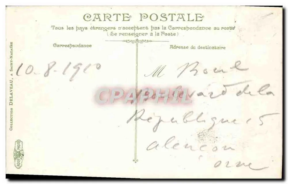 Os Faróis do Loire "Le Pilier" — editor não visível, n° de série 33 - Verso