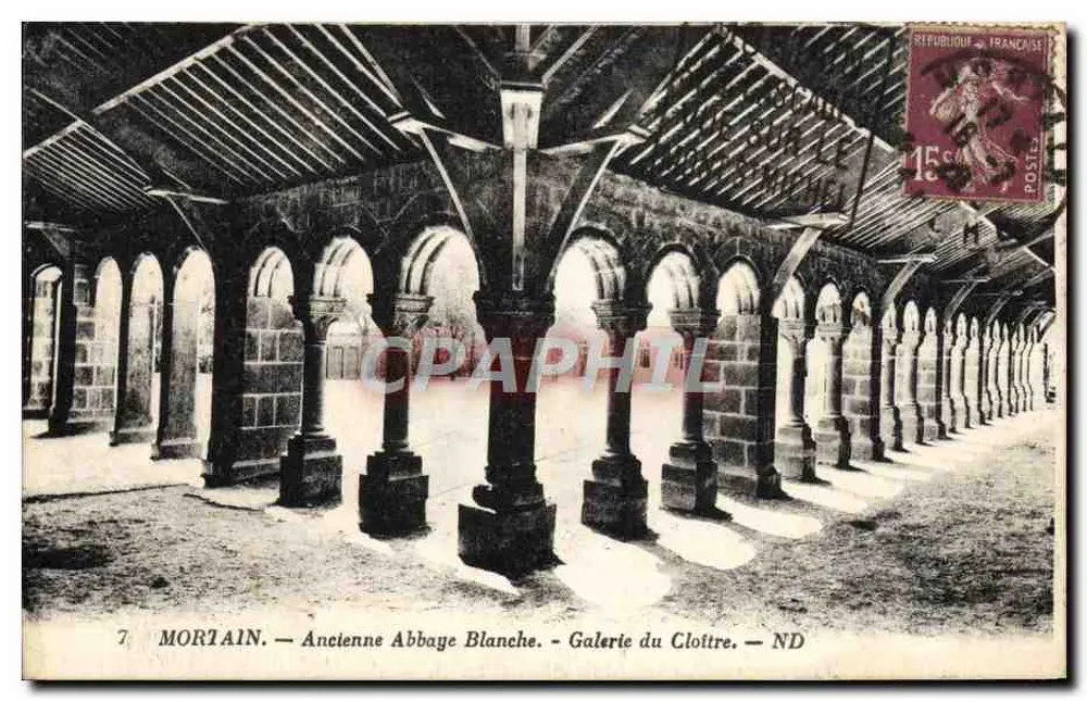 Mortain — Alte Weiße Abtei — Galerie des Cloisters — ND - Vorderseite