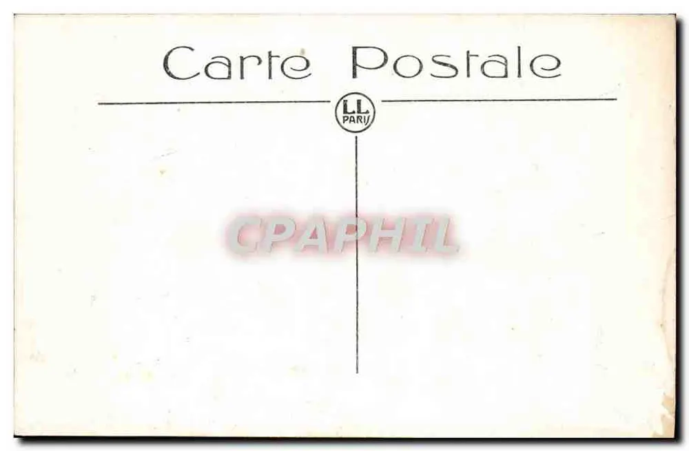 Menton — Uma avenida de palmeiras — LL Paris - Verso