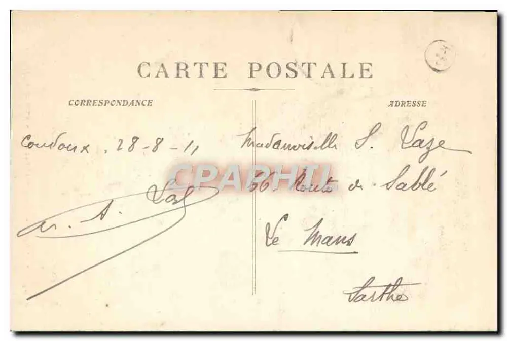 Marselha - Elevadores de N.-D. da Guarda — editor desconhecido, n° 14 - Verso