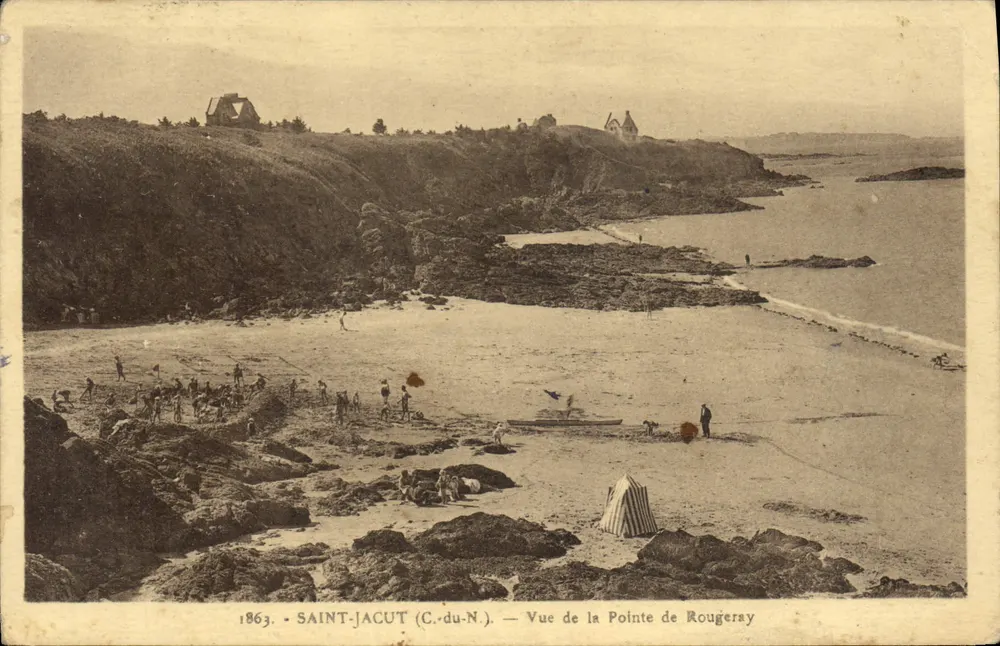 Saint-Jacut (C.-du-N.) — Vista da Ponta de Rougeray — edição Jégu - Frente