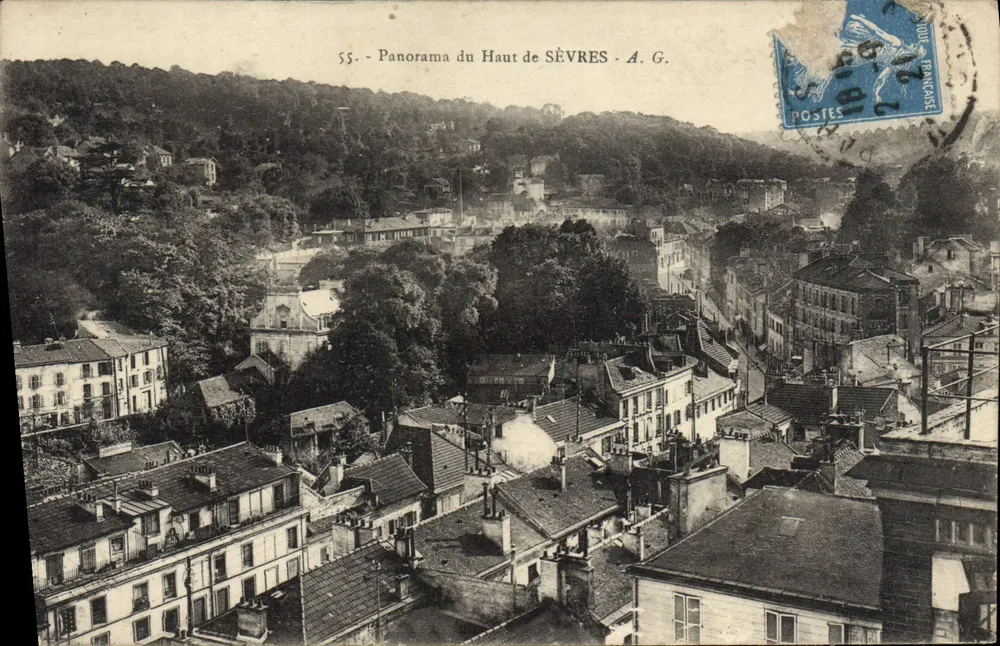 Panorama do Alto de SÈVRES — A. G. — n° 55 - Frente