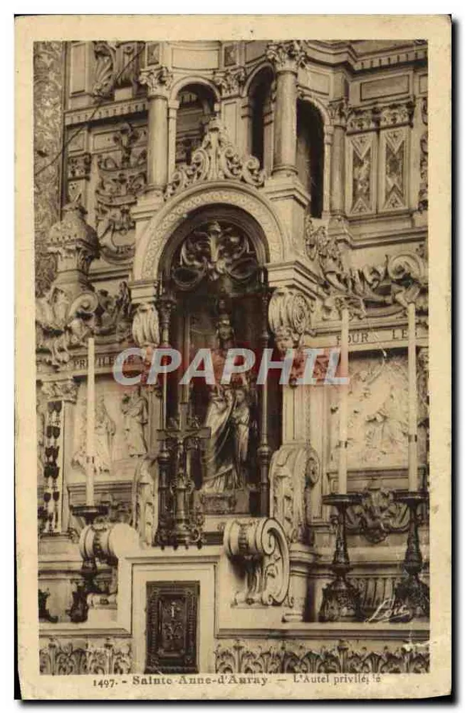 Sainte-Anne-d'Auray — El Altar privilegiado — n°1497 - Anverso