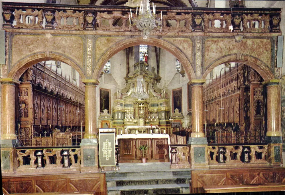 Altare maggiore e stalli della Collegiata di S. Orso (Sec. XII-XIV) — Aosta — Fotocolor Aosta - Vorderseite