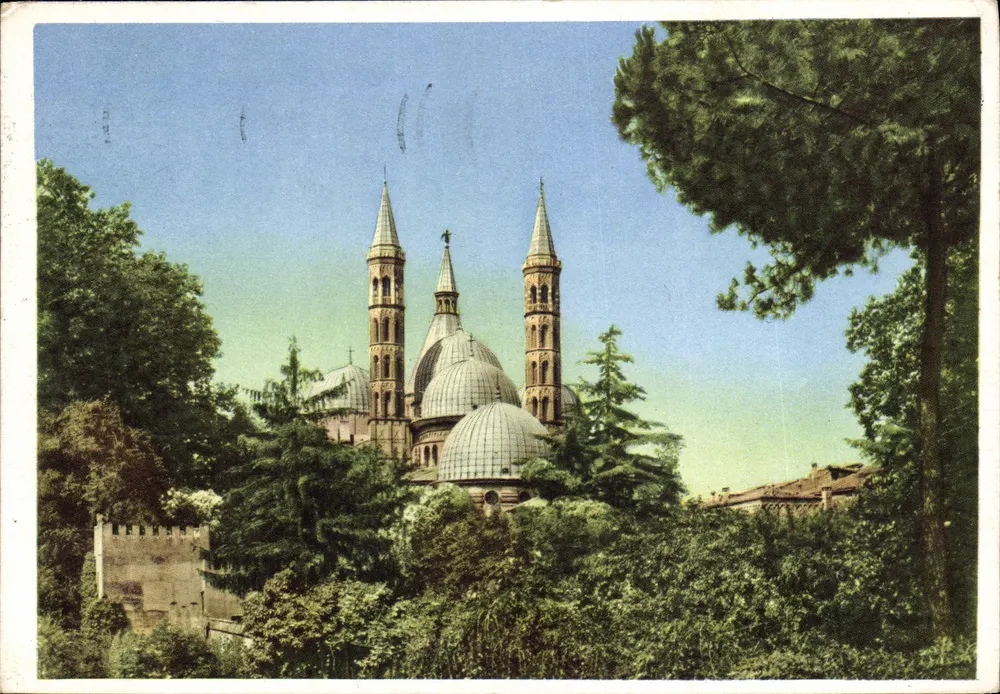 Basilika des Heiligen Grabes in Padua — Ansicht von Pontecorvo — Verlag Messaggero di S. Antonio - Vorderseite