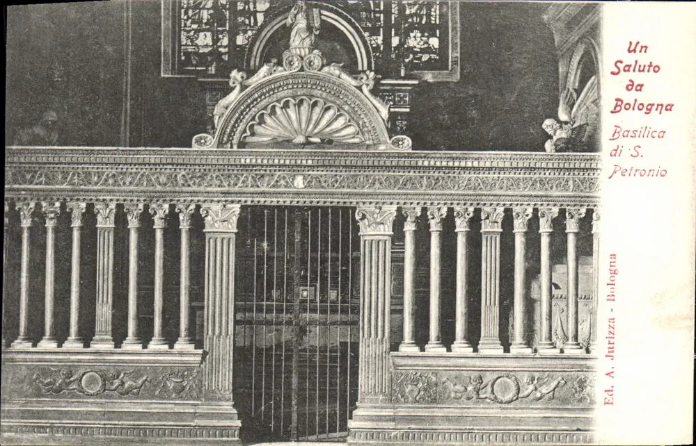 Basilika von Saint-Pétrone in Bologna — Verlag A. Jurizza, Bologna - Vorderseite