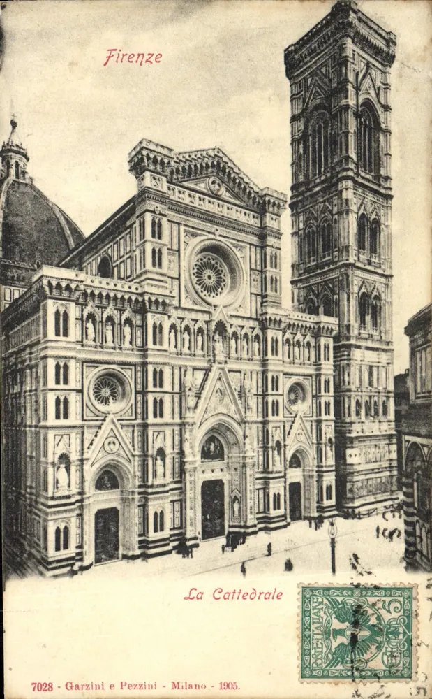Firenze — A Catedral — Garzini e Pezzini Milano - 7028 - Frente