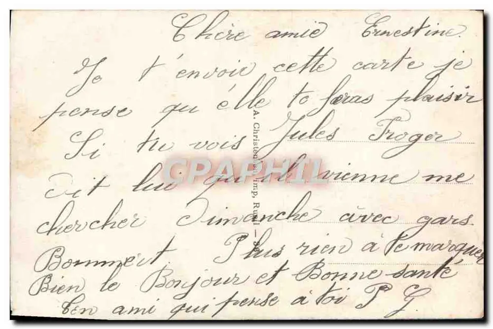 Couple amoureux — poème amoureux — Mimoso, n°225 - Rückseite