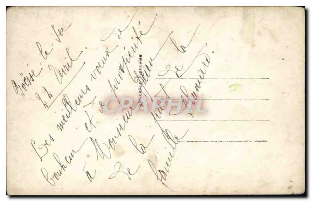 Neheirat — Paar in Hochzeitskleidern in einer Kirche — RBX 1936 - Rückseite