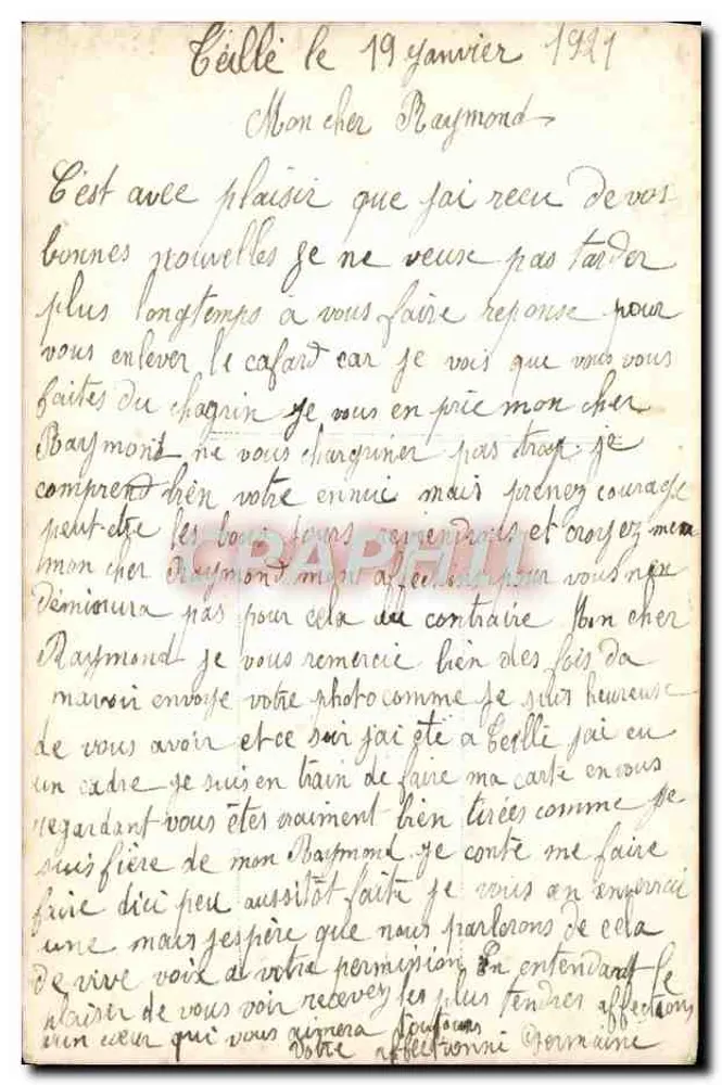 Neuschottland — Hochzeit — Hochzeitskarte mit handschriftlichem Text - Rückseite