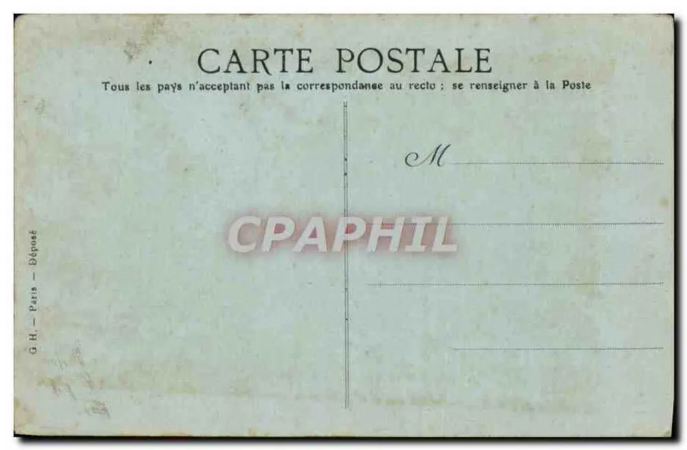Nouvelles Litanies des Garçons à Marier — éditeur G.H. Paris - Verso